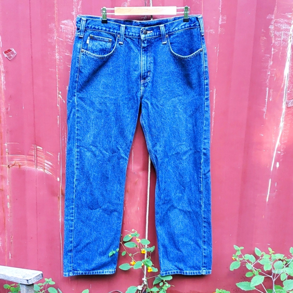 Carhartt Men's Work Jeans Denim Traditional Fit  36x30